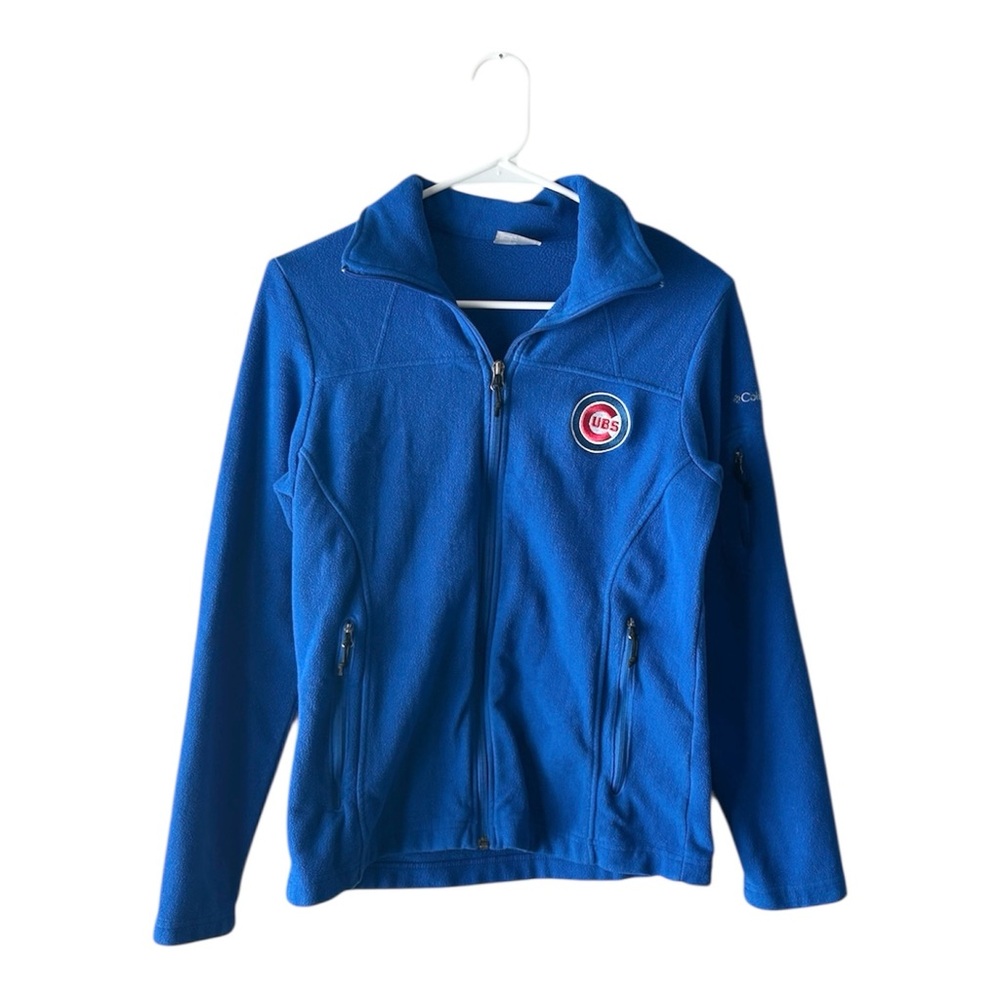 Columbia Chicago Cubs Give‎ and Go Fleece Jacket Full Zip Size Small